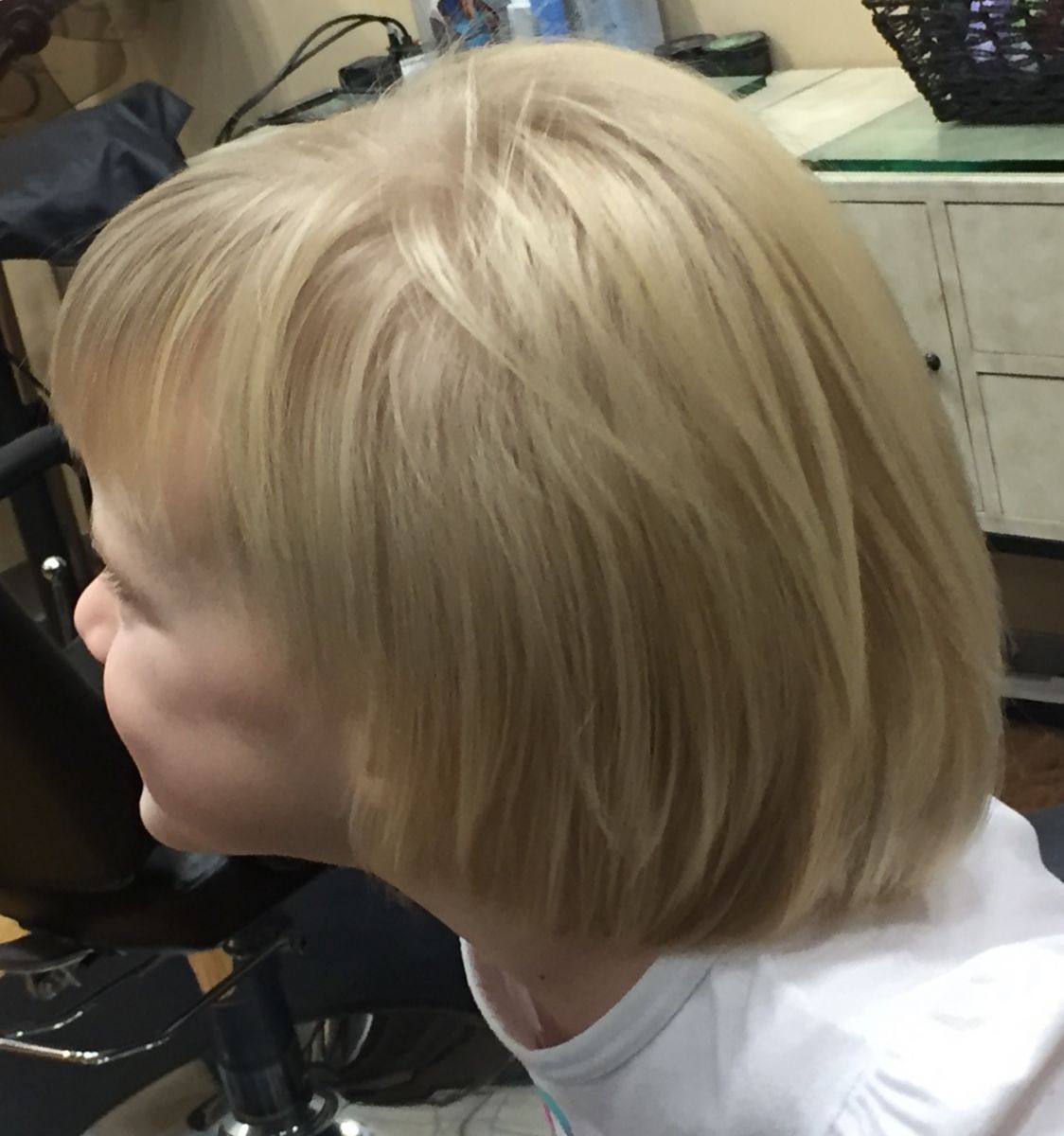 Laurel Claeys happy young girls haircut Apple Valley MN